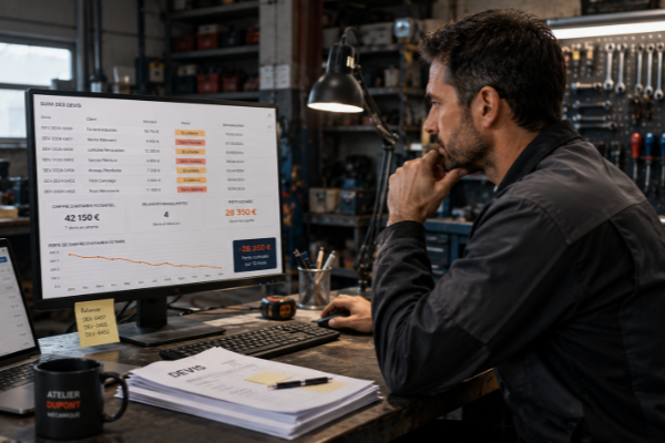 Coût d'un devis non signé pour une PME
