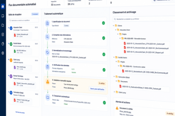 Workflow de relance mensuelle pour récupérer les factures et justificatifs clients